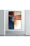 SPECTRUM IV 140x100 cm ABSTRAKCYJNY OBRAZ NAMALOWANY NA PŁÓTNIE